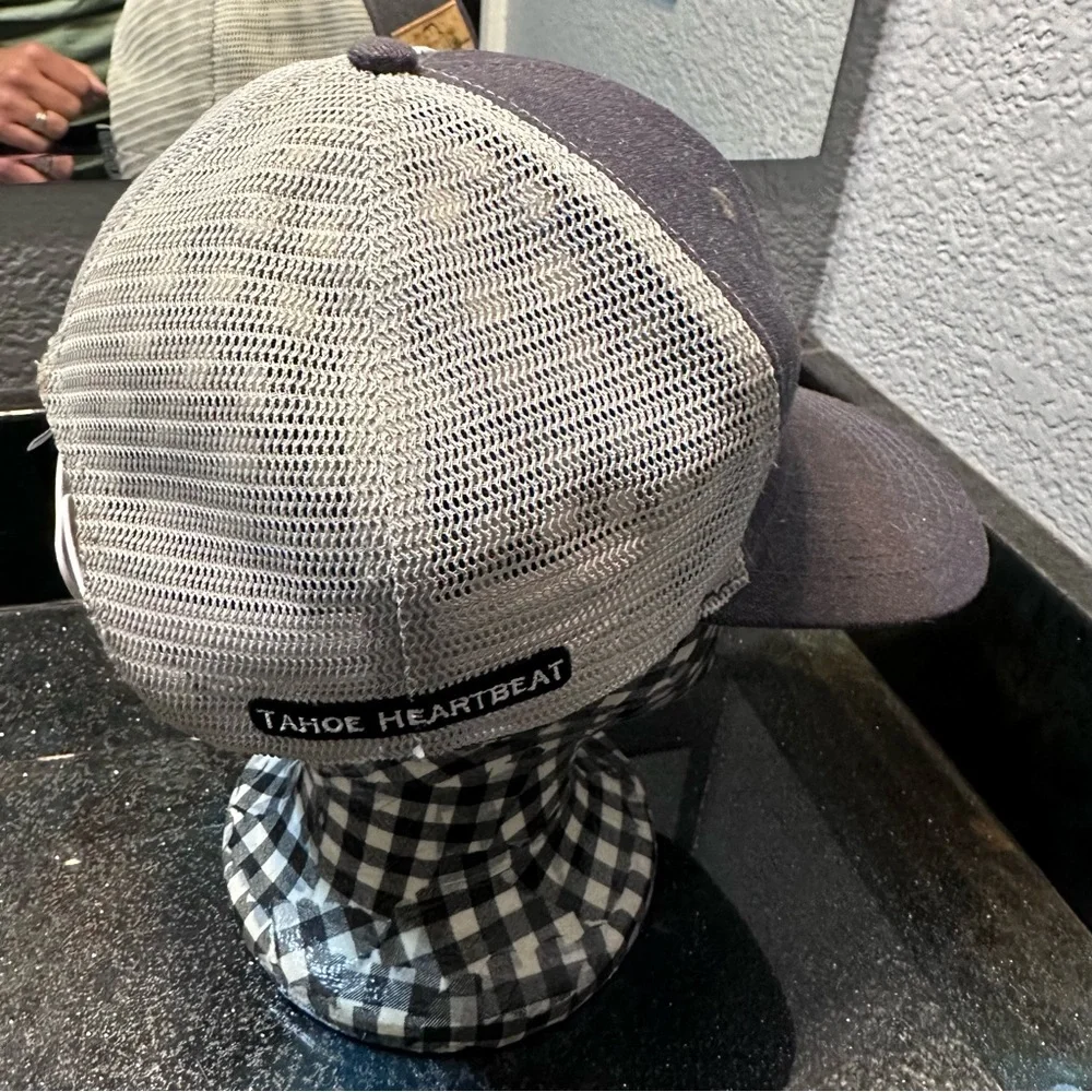 Tahoe Heartbeat Brand 6 Panel Trucker Hat